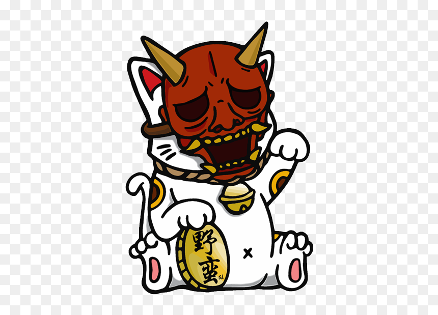 Maneki Neko Tattoo, HD Png Download - japanese tattoo png