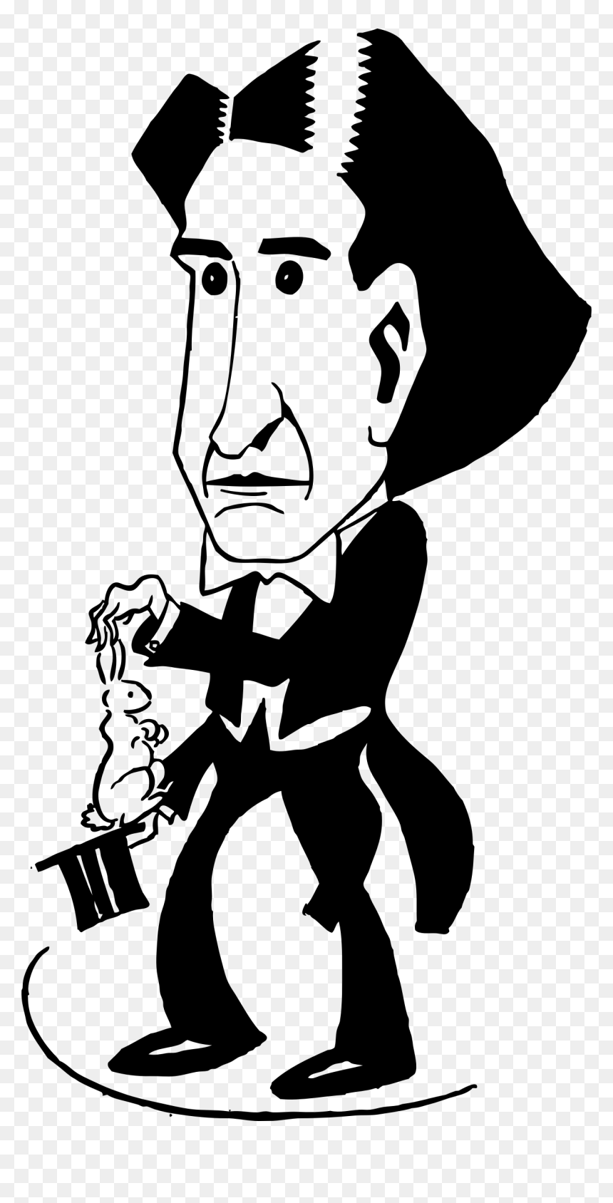 Magician Howard Thurston Clip Arts - Imagenes De Magos En Caricatura, HD Png Download - magician hat png