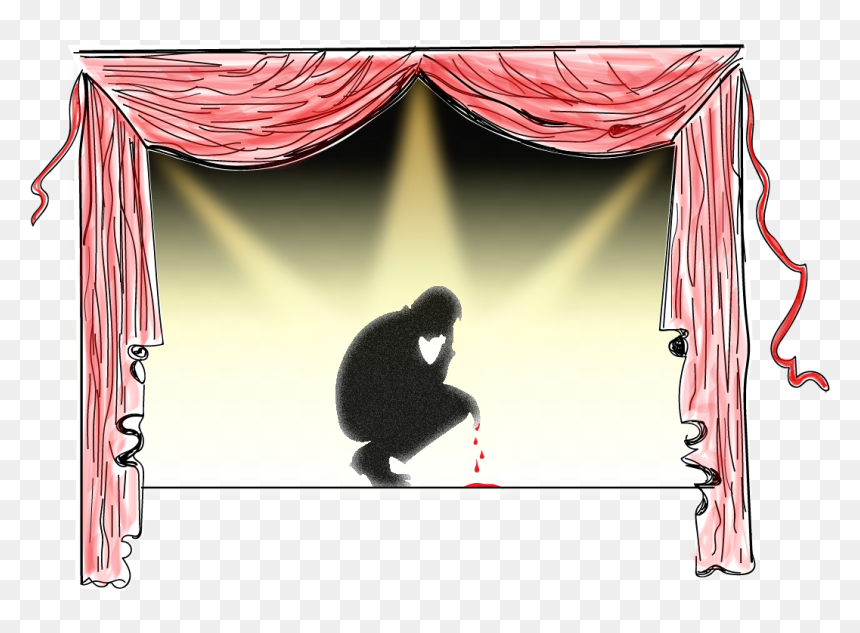 Transparent Stage Curtain Png - Stage, Png Download - stage curtain png
