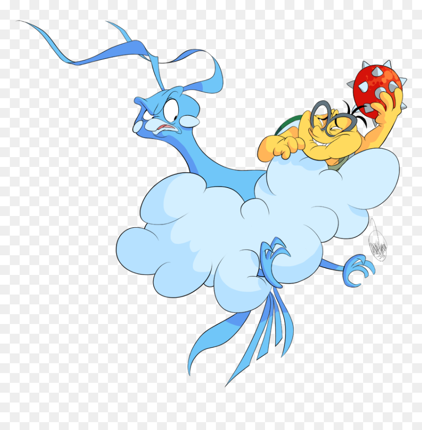 You Picked The Wrong Cloud, Buster - Cartoon, HD Png Download - lakitu png