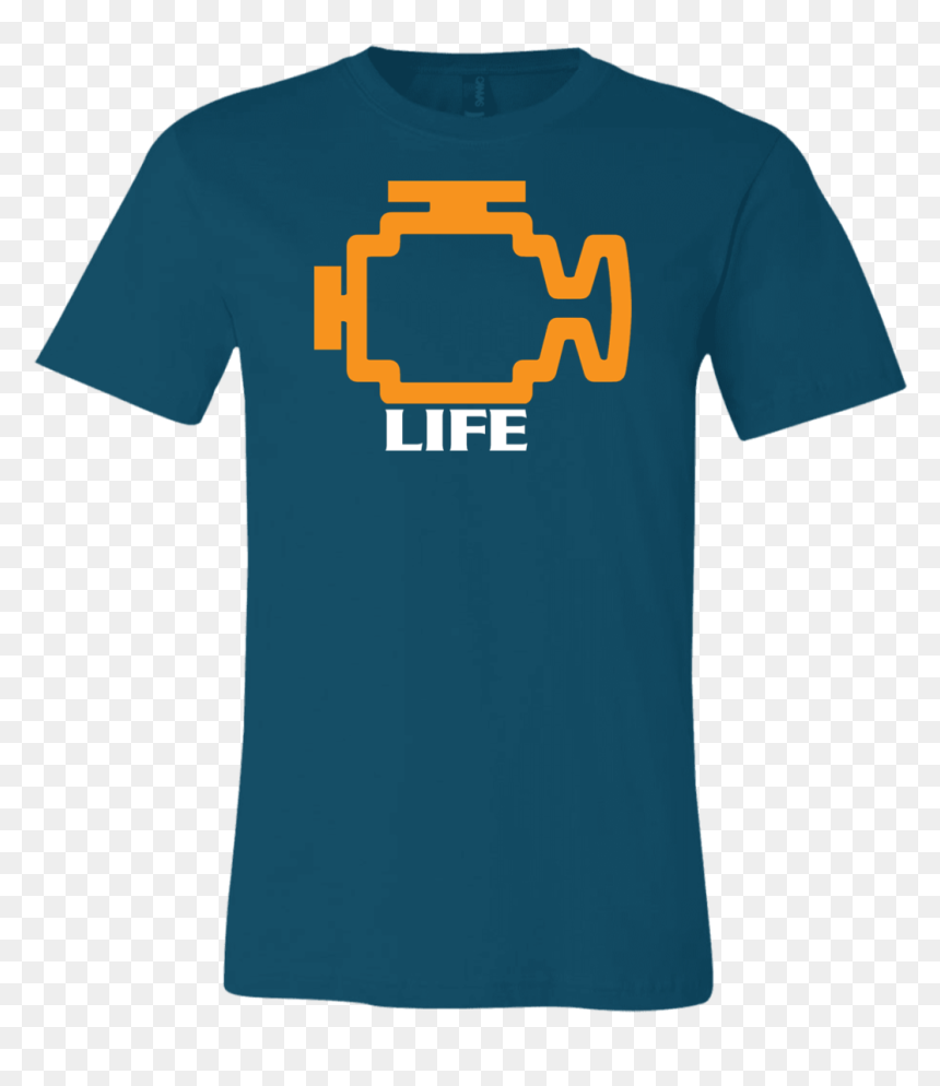 Check Engine Light Ecec T-shirt - Funny Dnd Shirts, HD Png Download - check engine light png