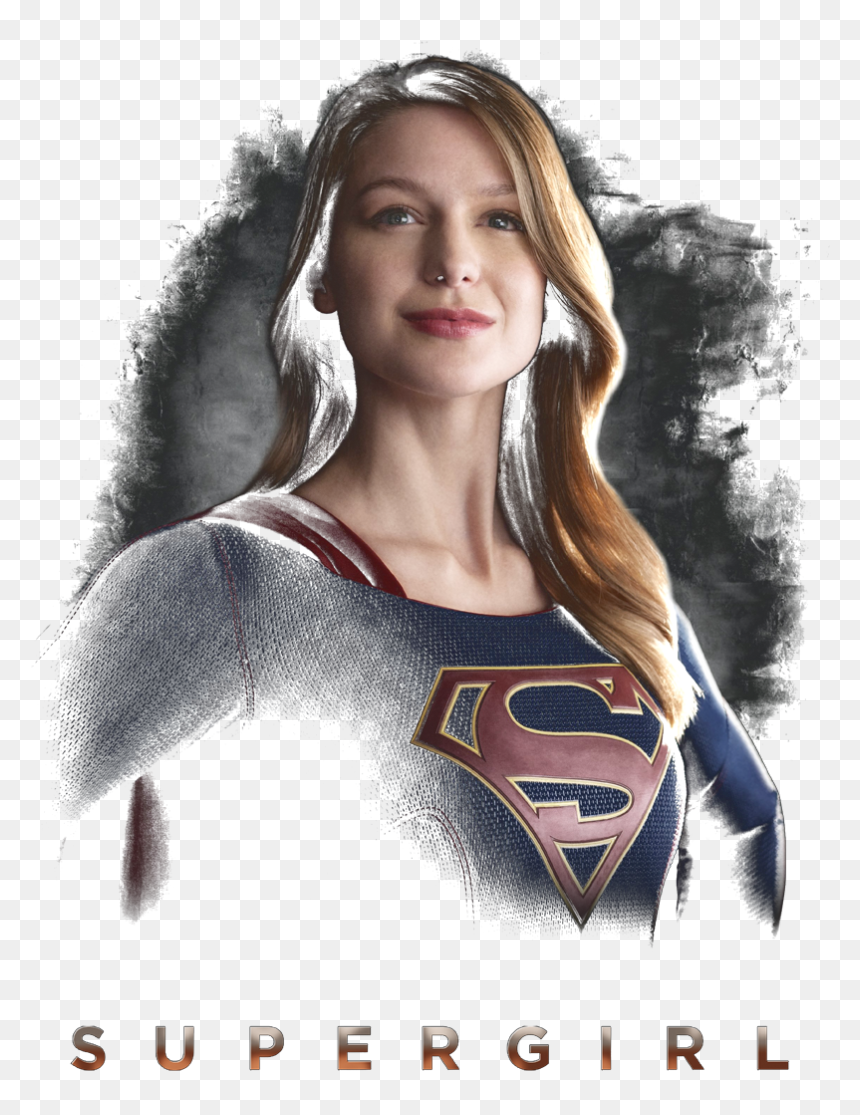 Supergirl Stand Tall Juniors Tank - Melissa Benoist Supergirl Full, HD Png Download - melissa benoist png