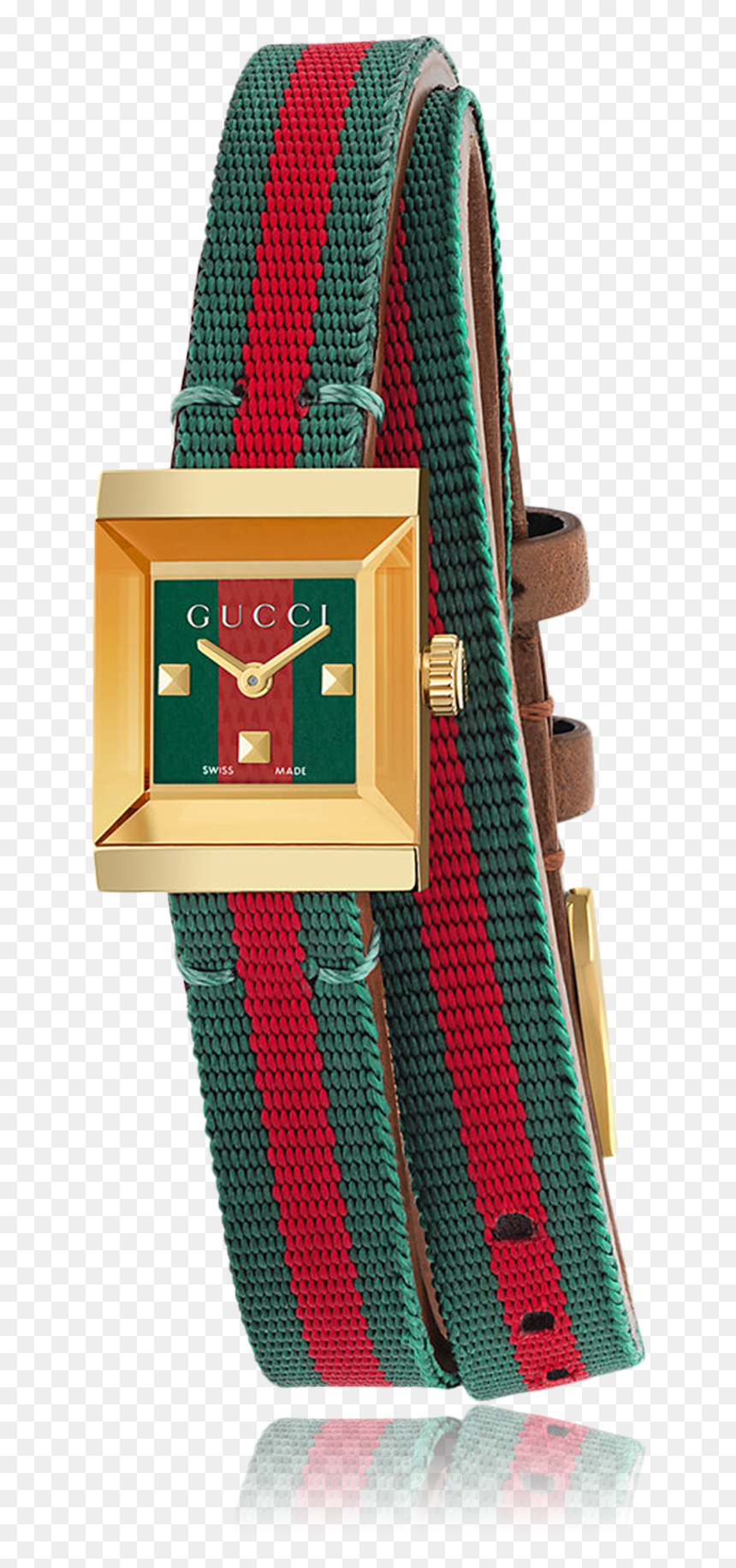 Gucci Double Strap Watch, HD Png Download - gucci pattern png