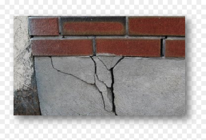 Clair, Oakland County, Mi - Damage Due To Expansive Soil, HD Png Download - cracked wall png