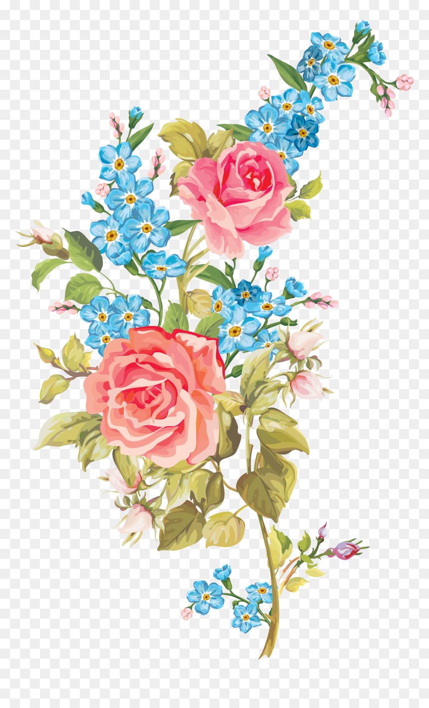 Design Art Flower - Beautiful Transparent Background Design, HD Png Download - flower art png