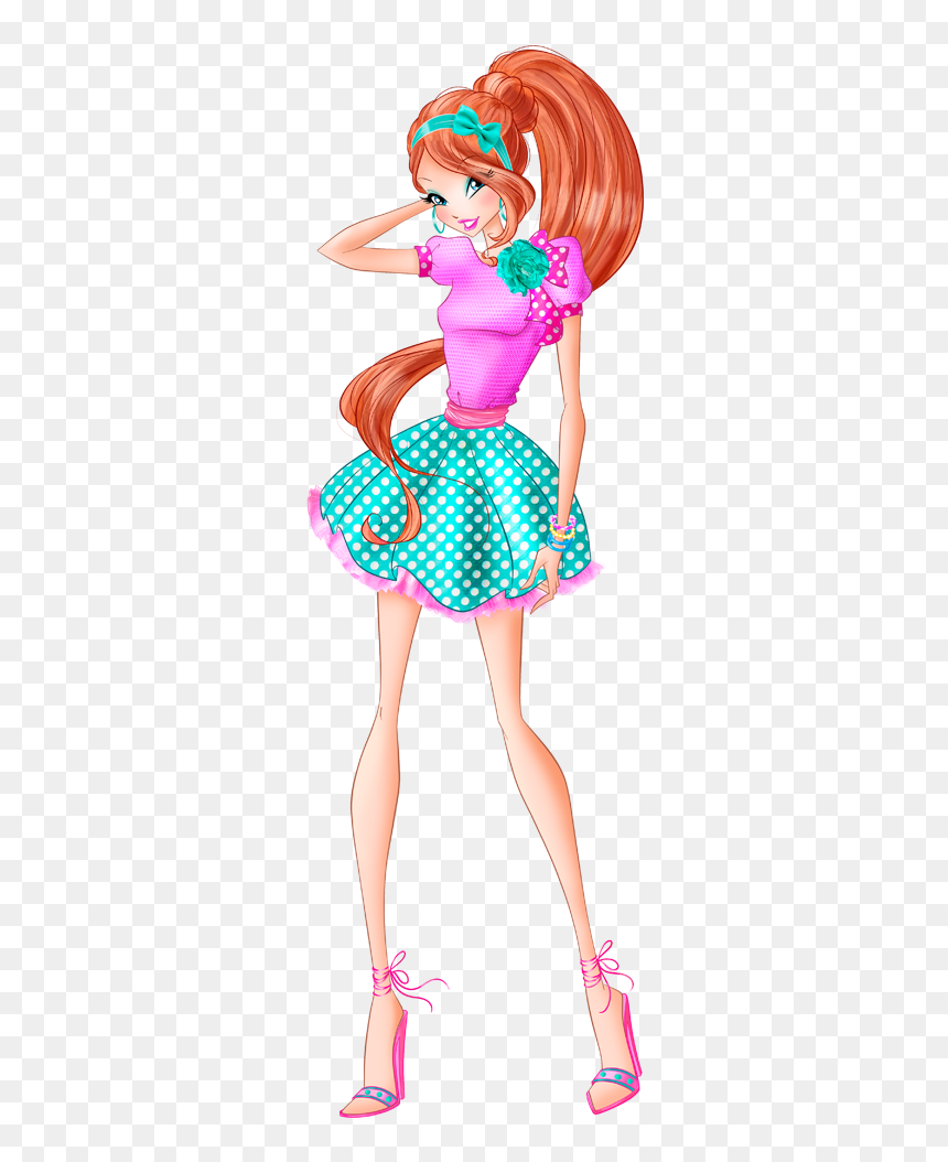 World Of Winx Chef Chic Bloom Strawberry Outfit Png - Winx World Of Png, Transparent Png - dresses png