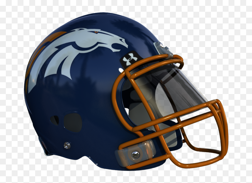 Broncos Helmet - Atlanta Falcons, HD Png Download - denver broncos helmet png