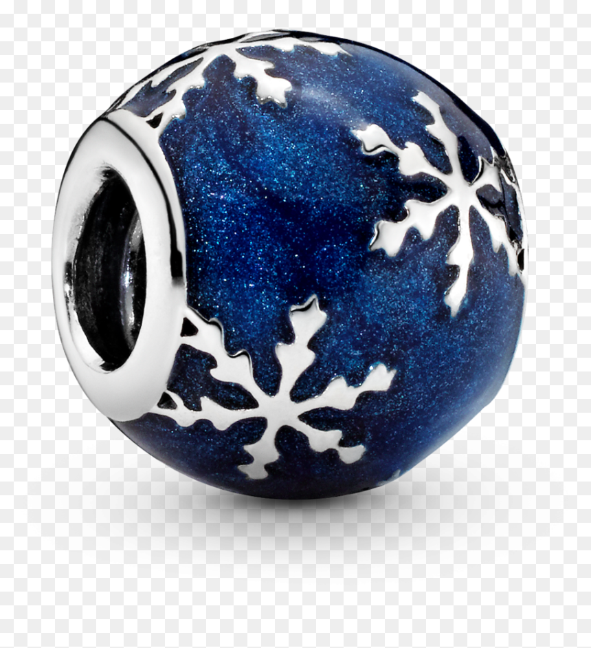 Pandora - Title - Tag - Pandora Snowflake Charm Blue, HD Png Download - blue snowflake png