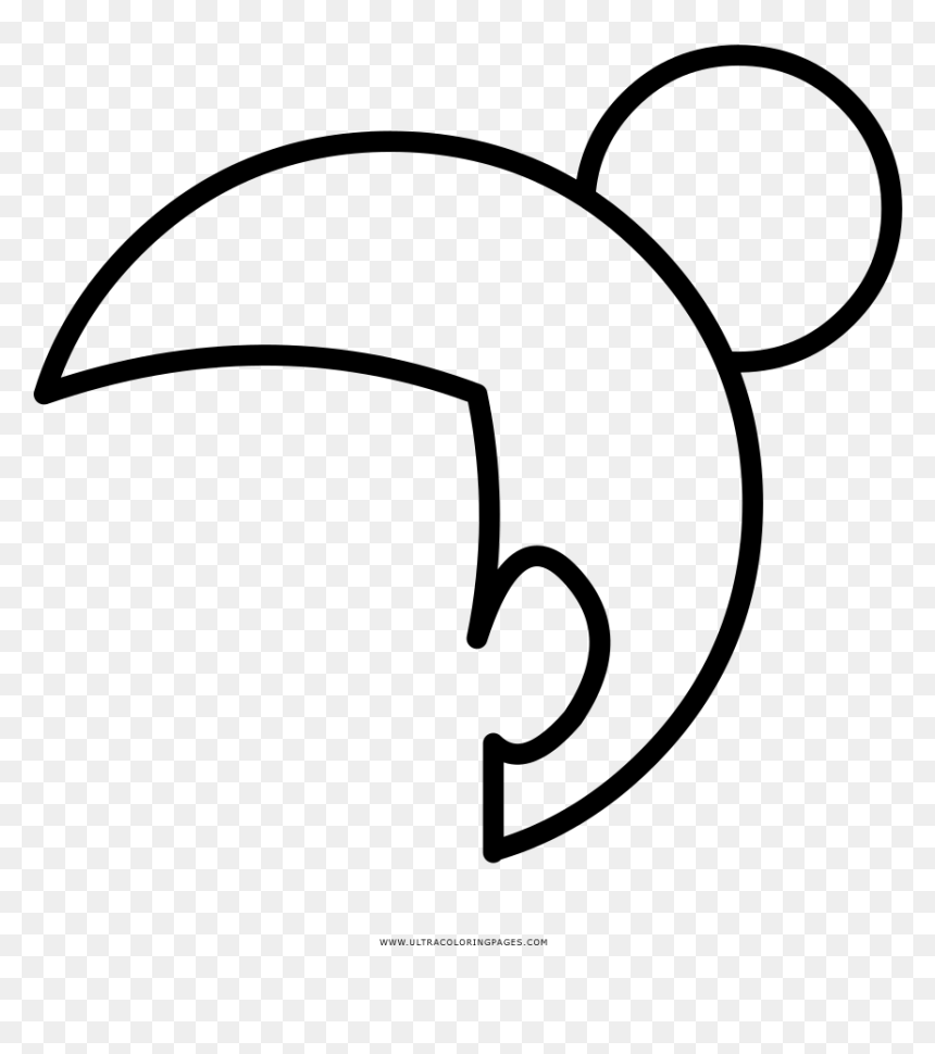 Transparent Bun Clipart Black And White - Line Art, HD Png Download - man bun png