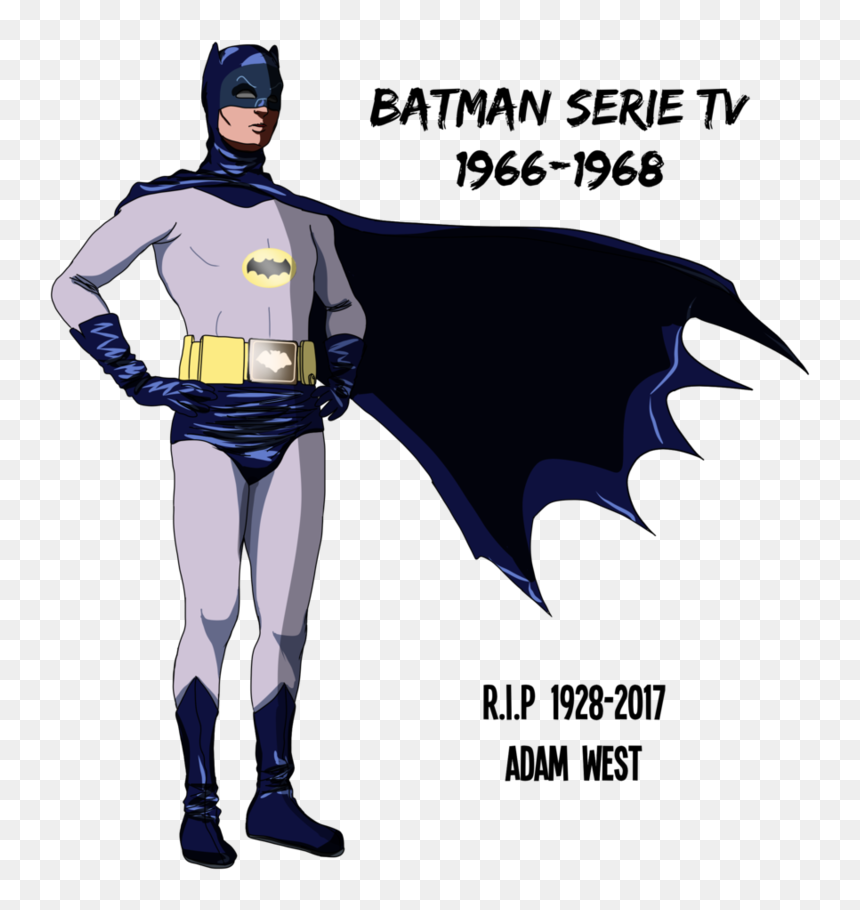 Rip Drawing Superhero - Batman Adam West 2017, HD Png Download - adam west batman png