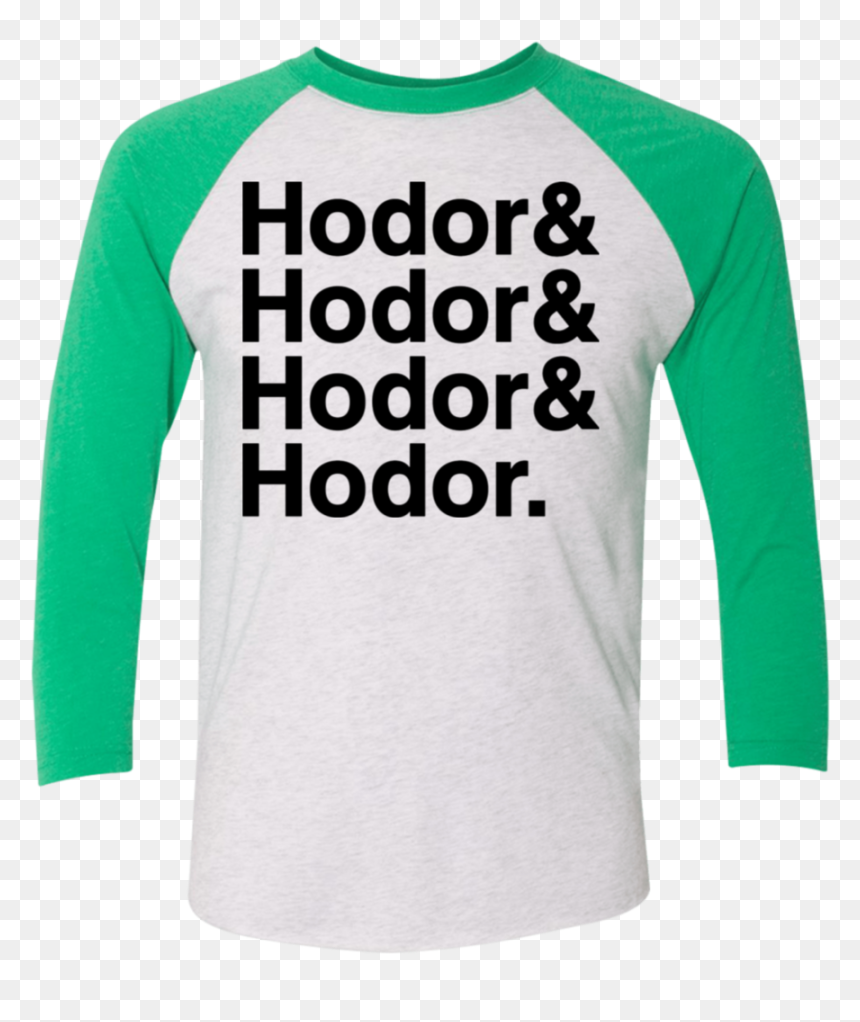 Long-sleeved T-shirt, HD Png Download - hodor png