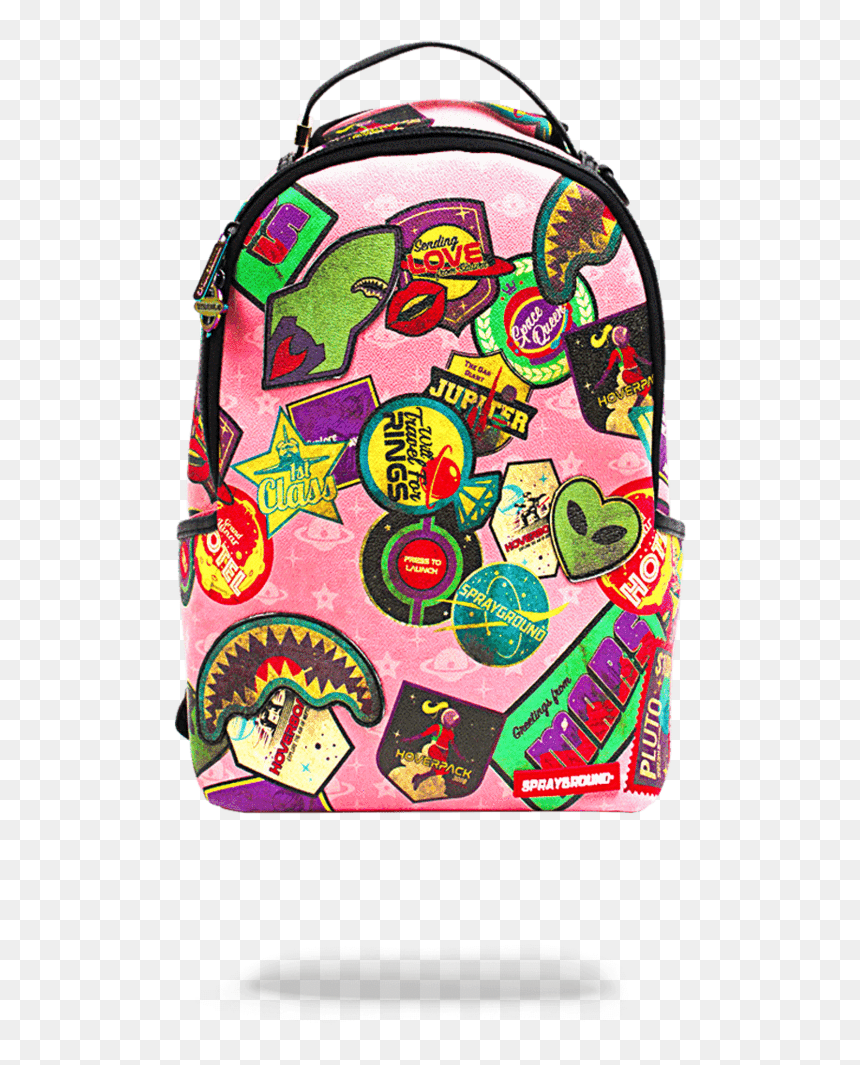 Sprayground- Bali Baby Rocket Life Backpack - Sprayground Rocket Life Backpack, HD Png Download - backpack emoji png