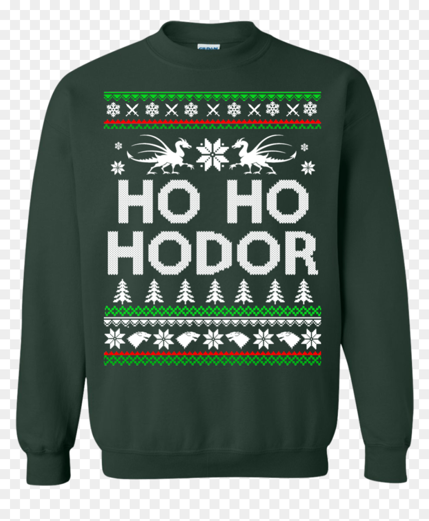 Game Of Throne Ho Ho Hodor Christmas Shirt, HD Png Download - hodor png