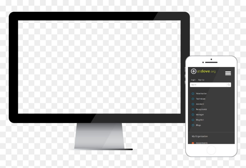 Led-backlit Lcd Display, HD Png Download - blank computer screen png