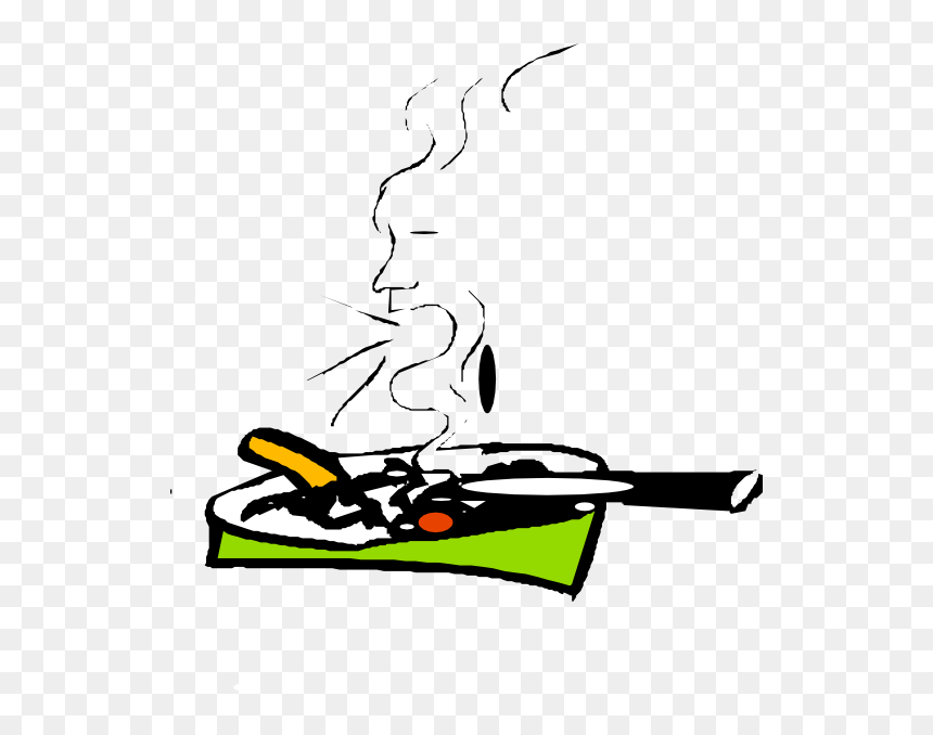 Ashtray Clip Art At - Ashtray Clipart, HD Png Download - cigarette butt png