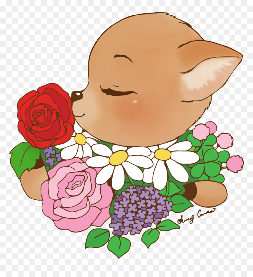 Garden Roses, HD Png Download - anime flowers png