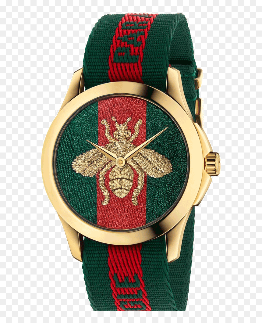 Gucci Le Marches Des Marveilles - Womens Gucci Bee Watch, HD Png Download - gucci pattern png