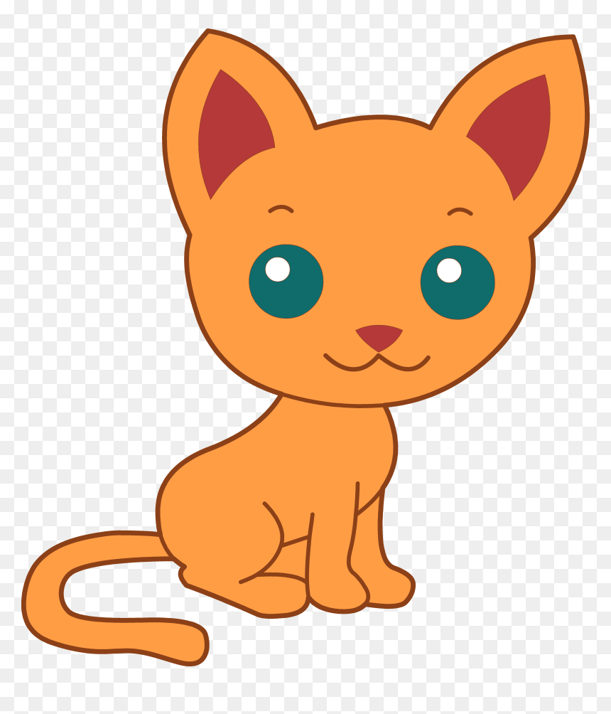 Kitten Transparent Png Clipart - Cat Yawns, Png Download - kitten face png