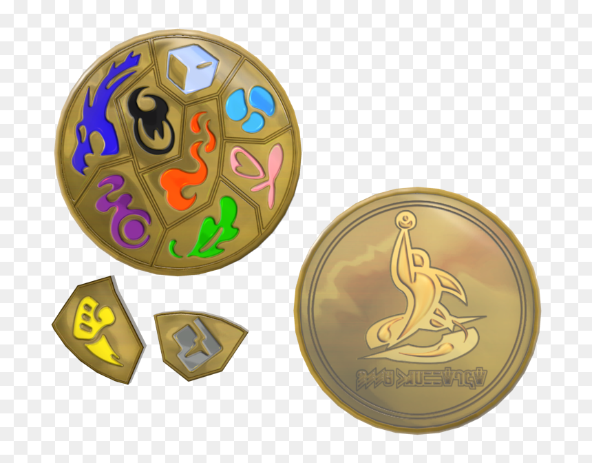Download Zip Archive - Pokemon Sword And Shield Gym Badges, HD Png Download - shield and sword png