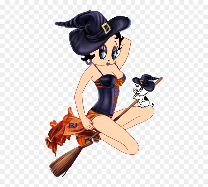 Sexy Witch Betty Boop, Witch, Bb, Witches - Cartoon, HD Png Download - sexy witch png