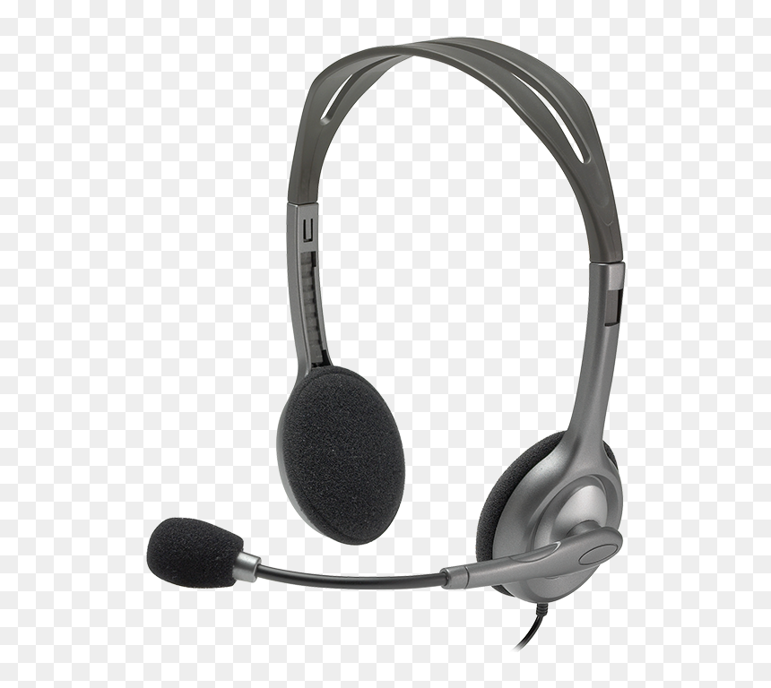 H110 Stereo Headset - Logitech Headphones With Mic H110, HD Png Download - headsets png