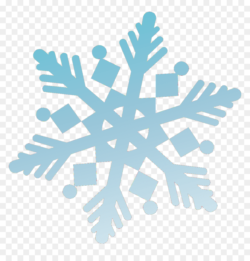 12 Blue Snowflake Window Cling Window Flakes - Snowflakes Blue Png, Transparent Png - blue snowflake png