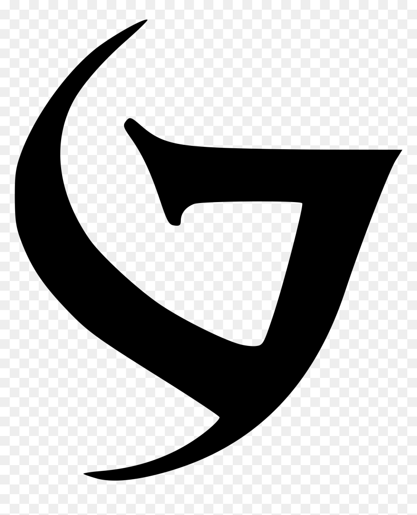 Transparent Gothic Heart Png - Gothic Glyph, Png Download - gothic heart png