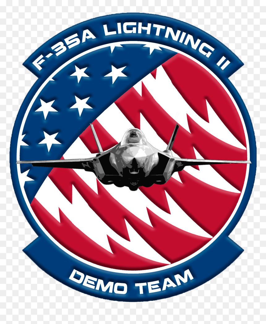 F 35 Demo Team Patch, HD Png Download - f-35 png