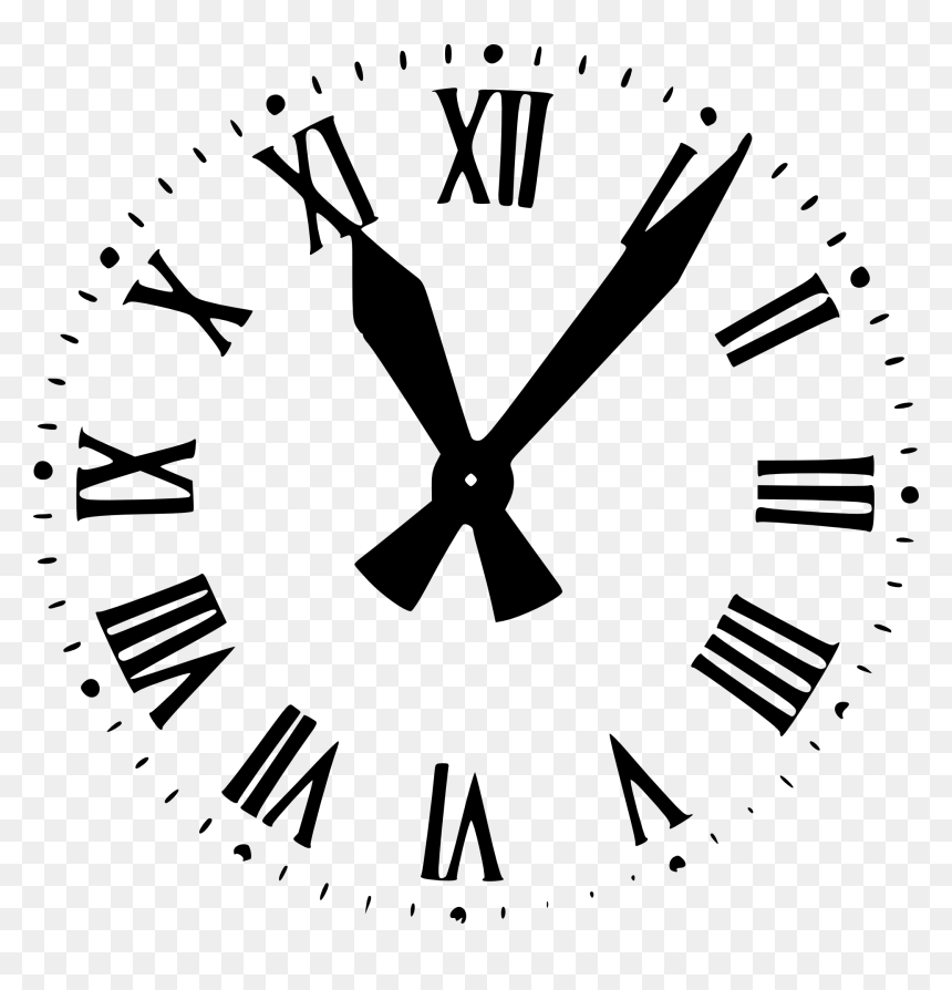 Time Management For System Administrators - Roman Numerals On Clock Png, Transparent Png - time management png