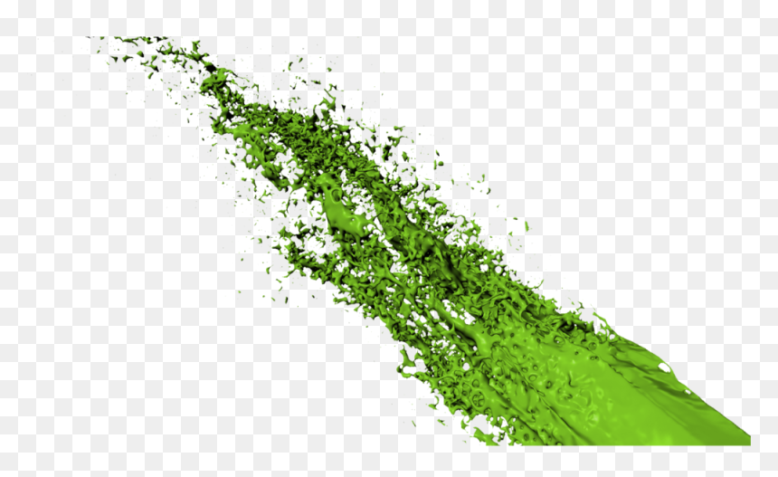 Lime Green Paint Png, Transparent Png - green paint splatter png