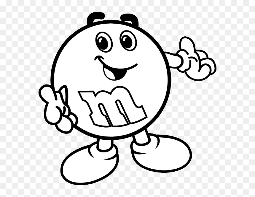 M&m"s Png - M&m Black And White Clip Art, Transparent Png - danny devito face png