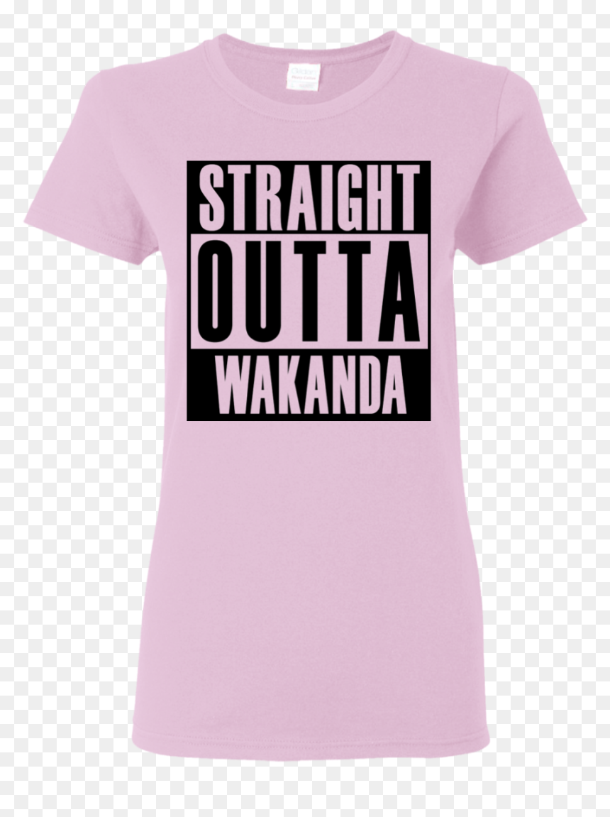 Ladies Straight Outta Wakanda - Sticker, HD Png Download - wakanda png