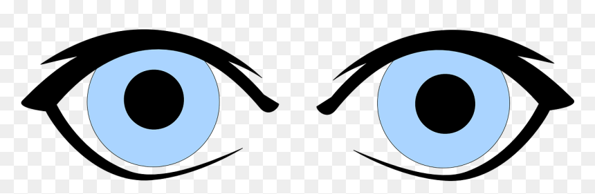 Eye Contact Clipart, HD Png Download - eye drawing png