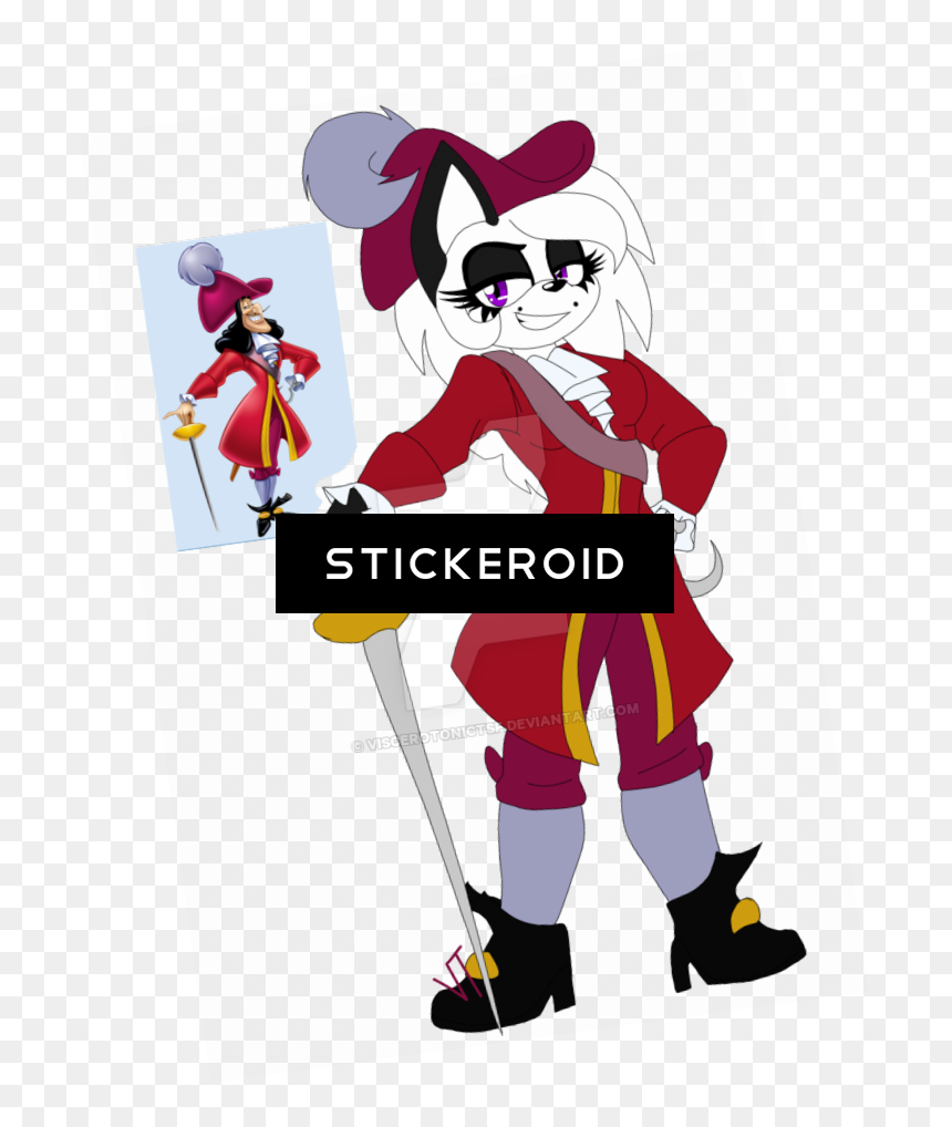 Captain Hook Cartoons Disney - Captain Hook, HD Png Download - captain hook png