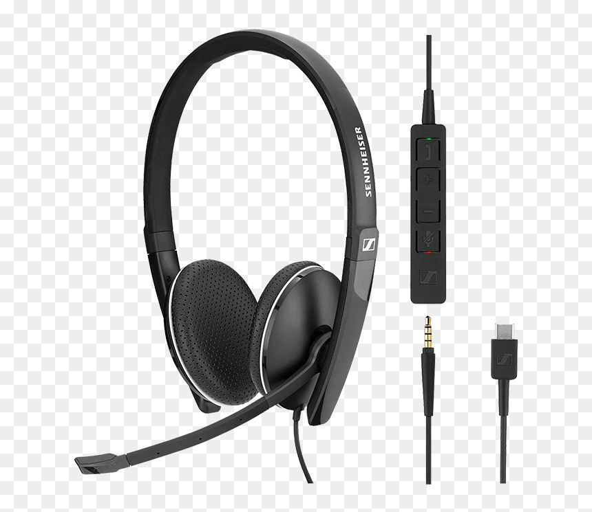 Wired Headsets - Sennheiser Sc 160 Headset, HD Png Download - headsets png
