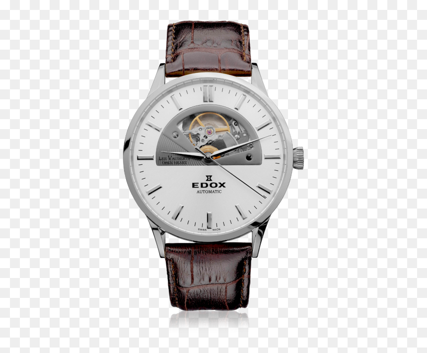 Edox Les Vauberts Open Heart Automatic, HD Png Download - open heart png