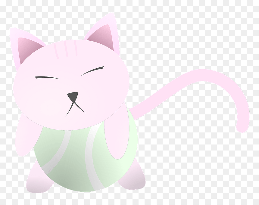 Harmful Kitten Clipart - Cartoon, HD Png Download - kitten face png