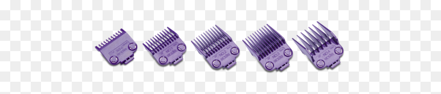 Blue Double Magnetic Guards, HD Png Download - barber comb png