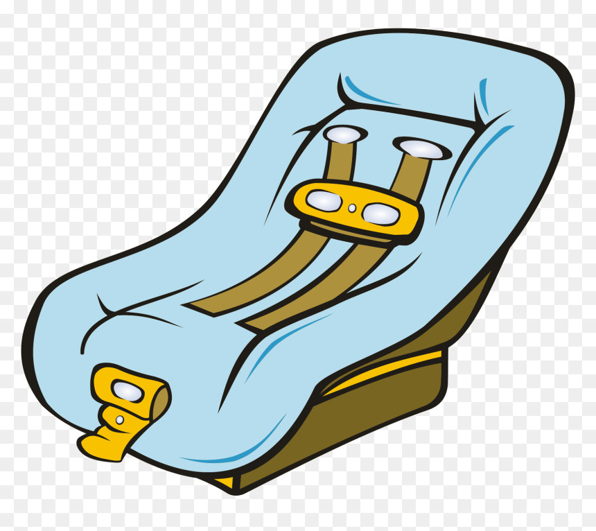 Car Seat Outline Png Clipart , Png Download - Car Seat Free Clipart, Transparent Png - car outline png
