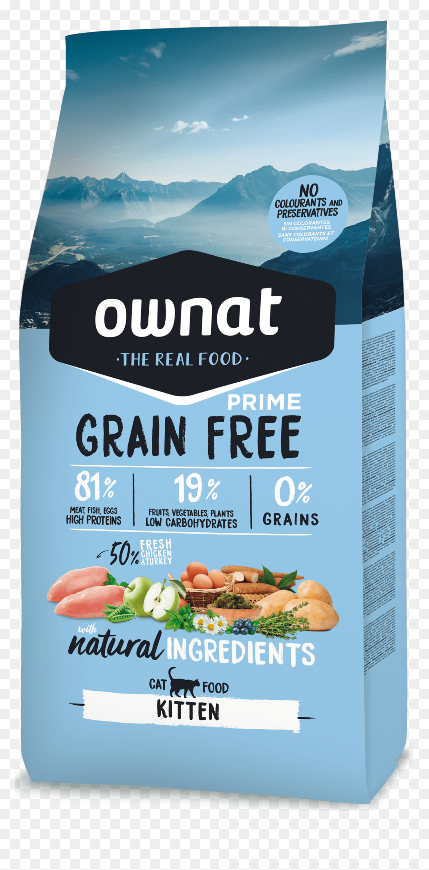 Croquette Ownat Sans Cereales, HD Png Download - kitten face png