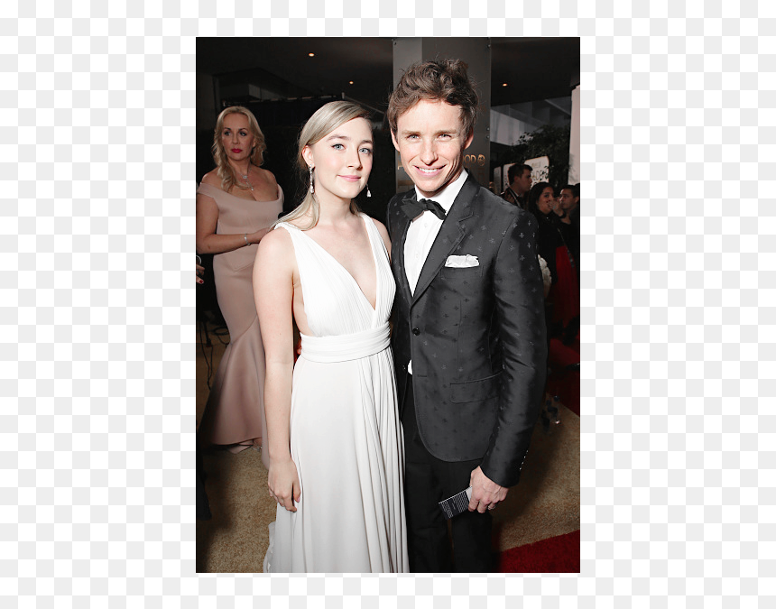 Eddie Redmayne Saoirse Ronan, HD Png Download - golden globe png