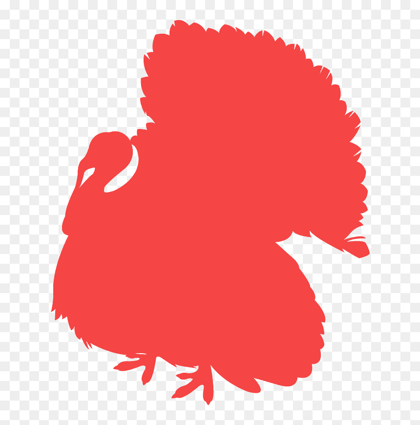 Индюк Силуэт, HD Png Download - turkey silhouette png
