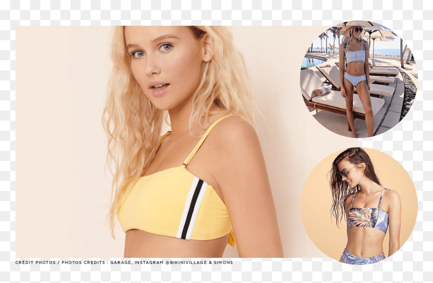 Blond, HD Png Download - swimsuit model png