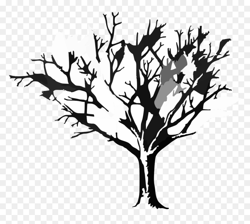Silhouette, HD Png Download - spooky tree png
