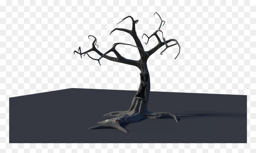 Illustration, HD Png Download - spooky tree png