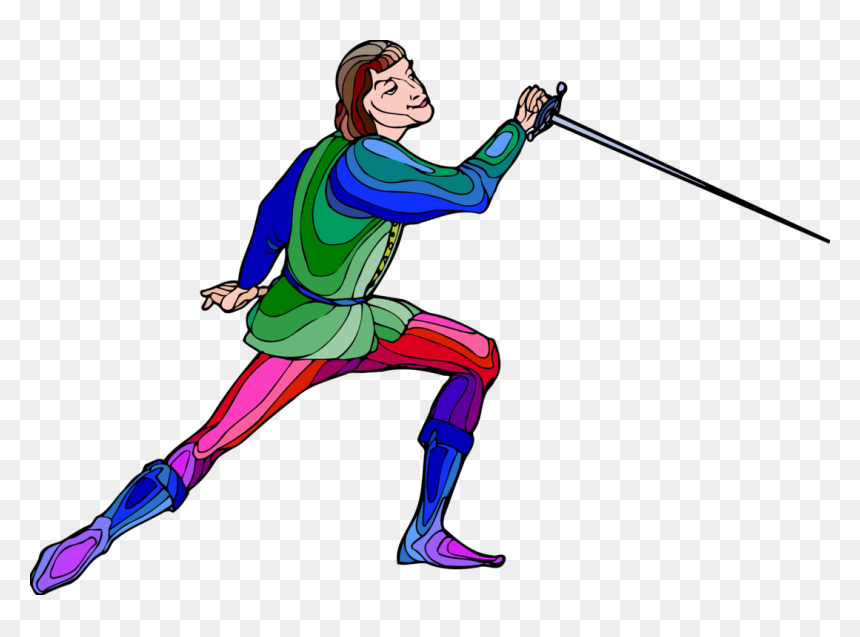 Lunge,fictional Character,solid Swinghit - Romeo And Juliet Mercutio Clipart, HD Png Download - romeo and juliet png
