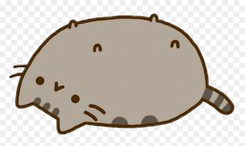 #pusheen #cat #so #lazy #can"t #move #freetoedit - Lazy Pusheen, HD Png Download - pusheen cat png