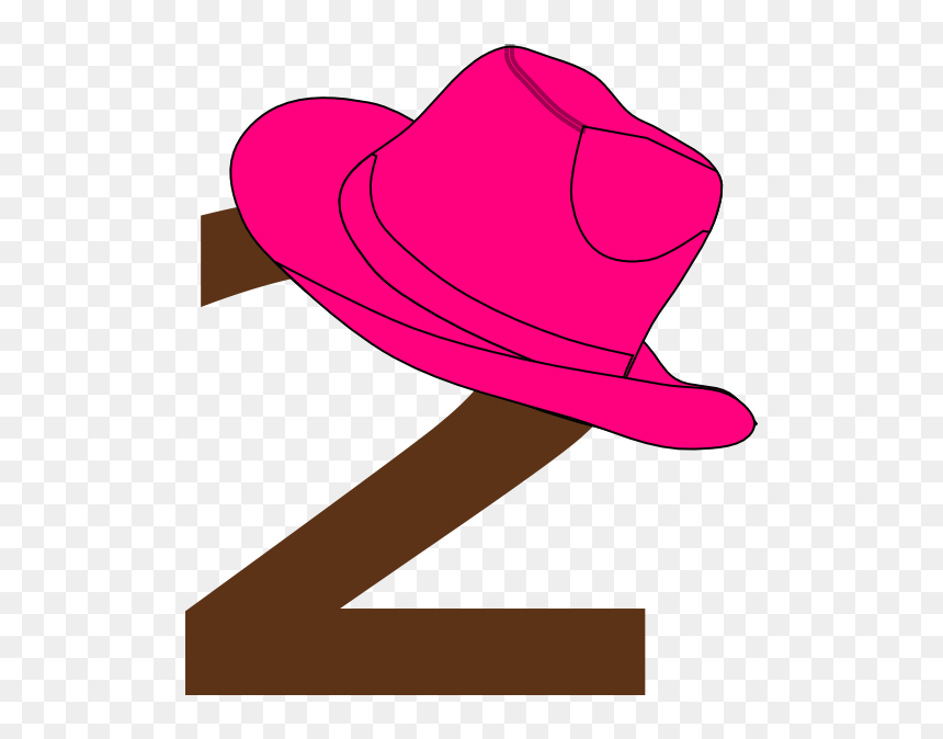 63 Cowboy Hat Clip Ar - Number 2 Cowgirl Png, Transparent Png - cowboy hat clipart png