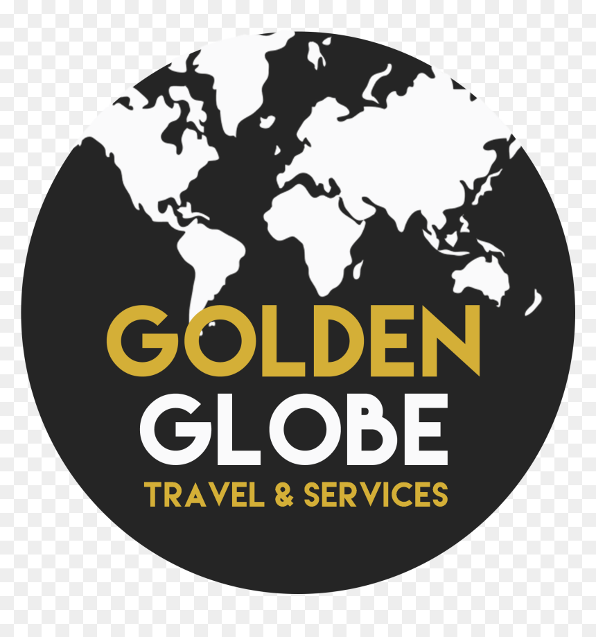 Flat Design World Map, HD Png Download - golden globe png