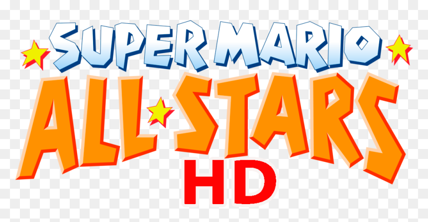 Super Mario All Stars, HD Png Download - super mario world logo png